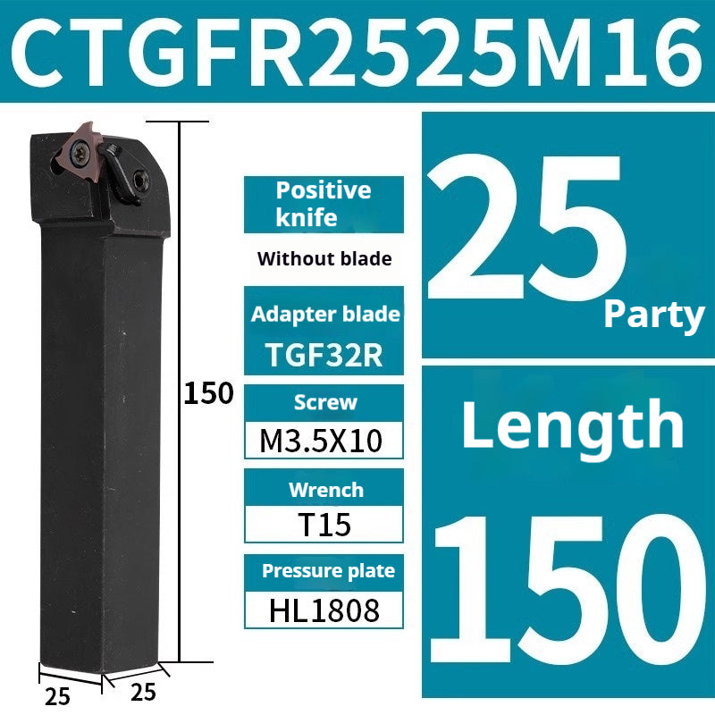 1011-CNC Cylindrical Grooving Toolholder CTGFR CTGFL1212H/1616H/2020K/2525M16 Shandong Denso Pricision Tools Co.,Ltd.